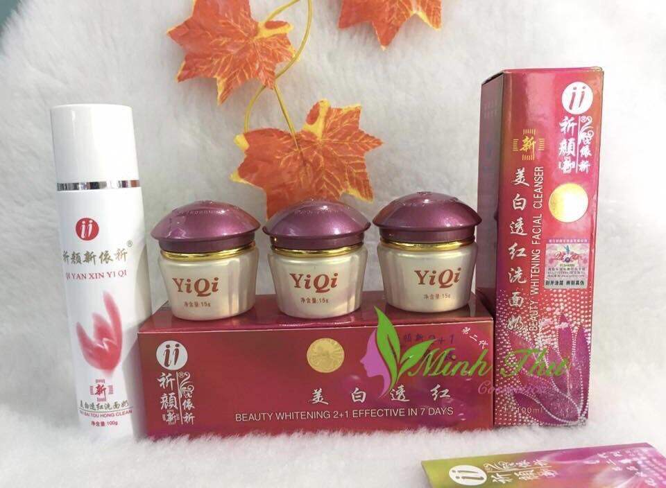 Bộ kem dưỡng da làm mờ nám và tàn nhang YIQI HongKong - Kem YiQi