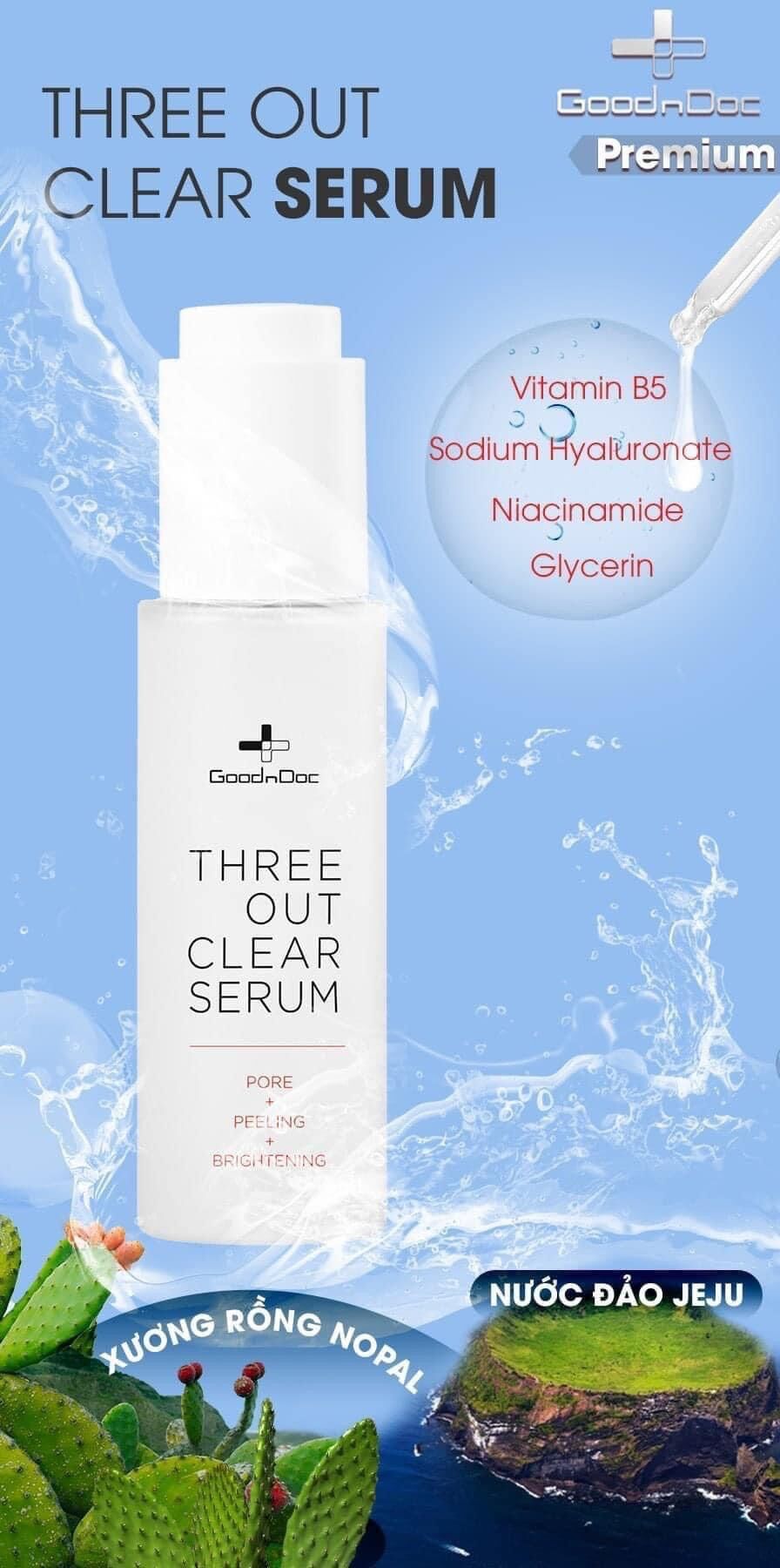Three Out Clear Serum