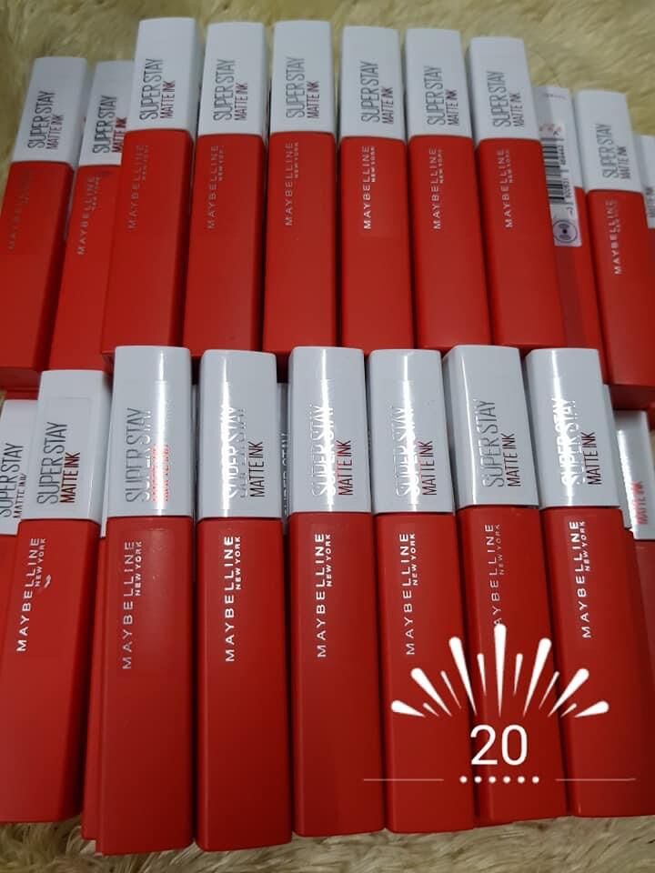 [HCM]Son kem siêu lì Maybeline Super Stay Ink. Made in Germany