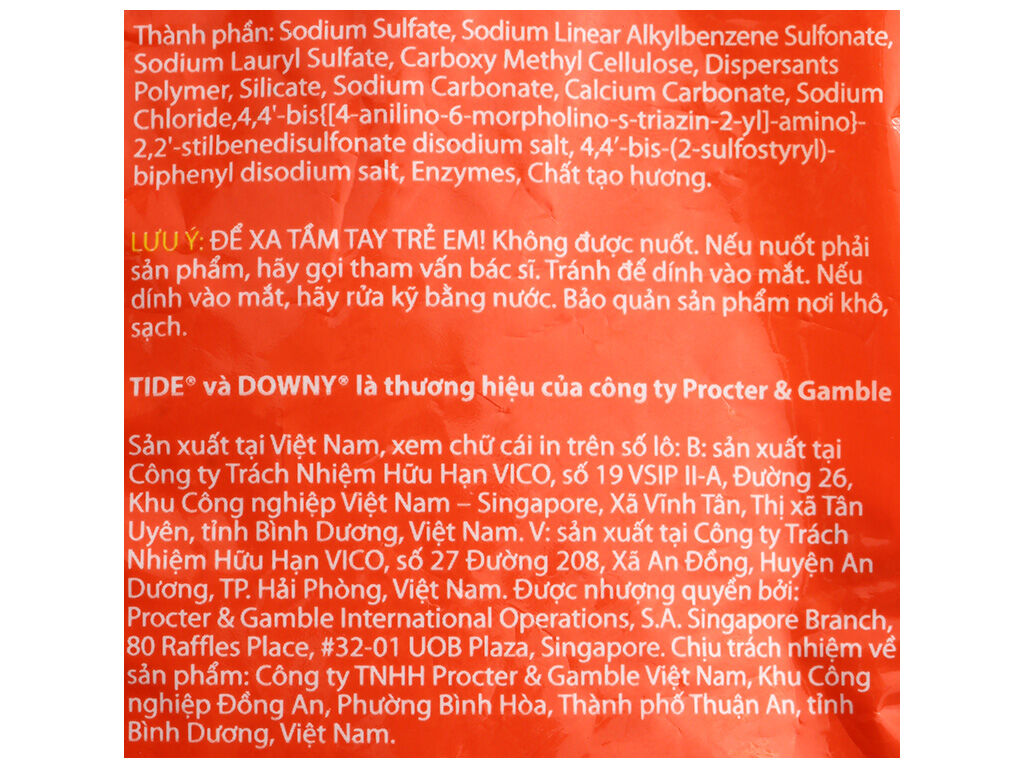 Bột giặt Tide trắng đột phá hương Downy 690g