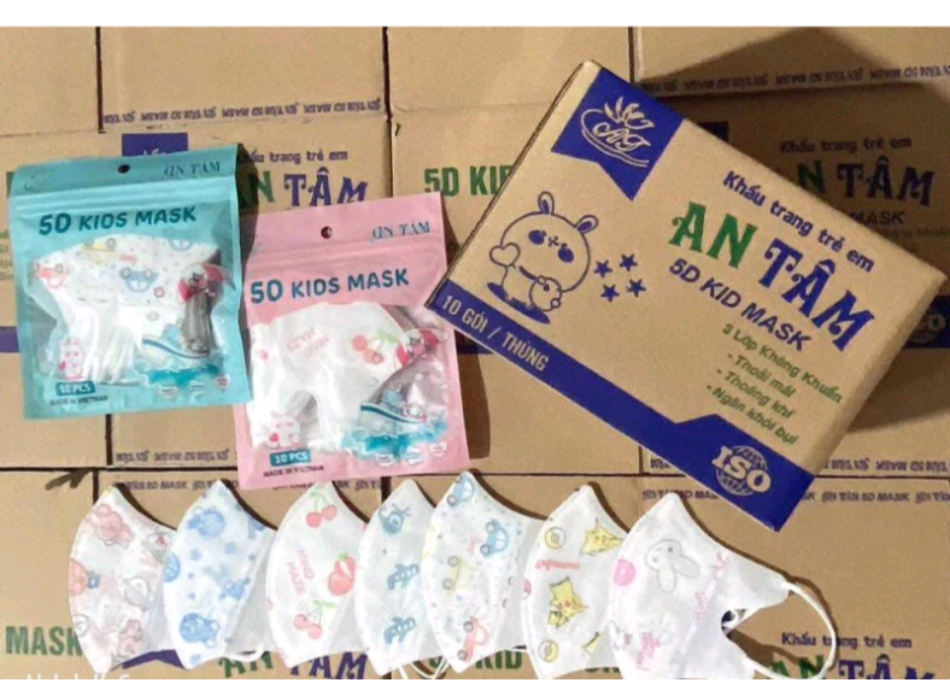Khẩu trang 5D  chính hãng 5 thùng (500 cái)