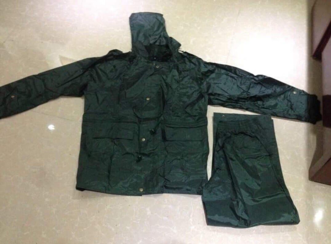 Bộ quần áo mưa SQ xanh