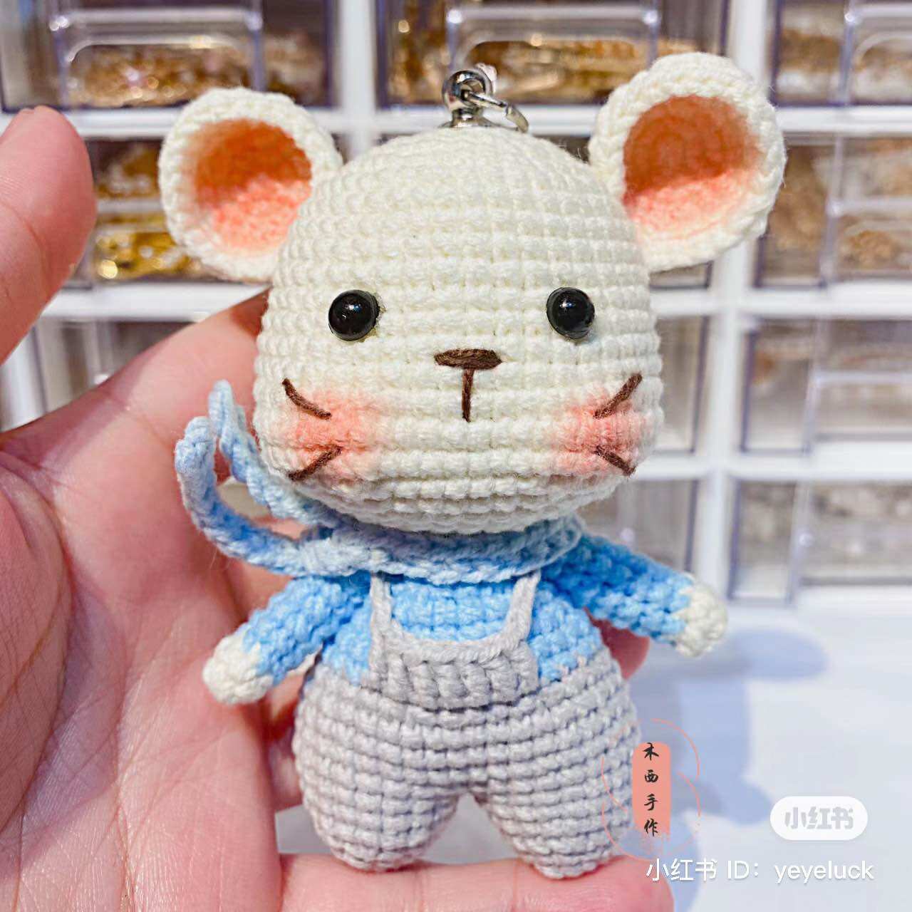Móc khoá 12 con giáp siêu cute /móc khoá len handmade(inbox chọn mẫu)