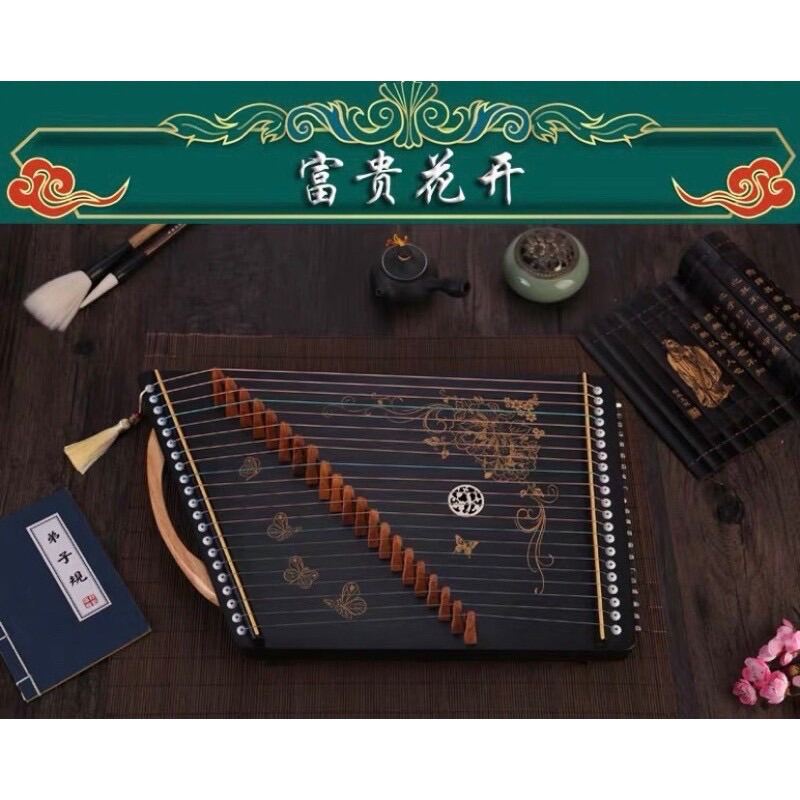 Đàn mini guzheng 21 dây có ngựa