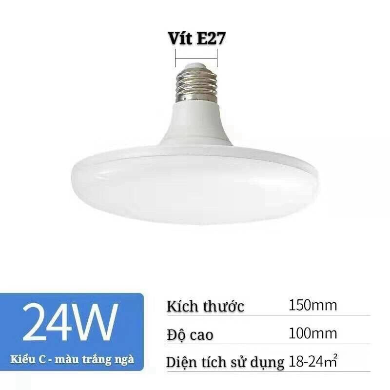 ĐÈN LED ĐĨA BAY ĐUI XOÁY 50W