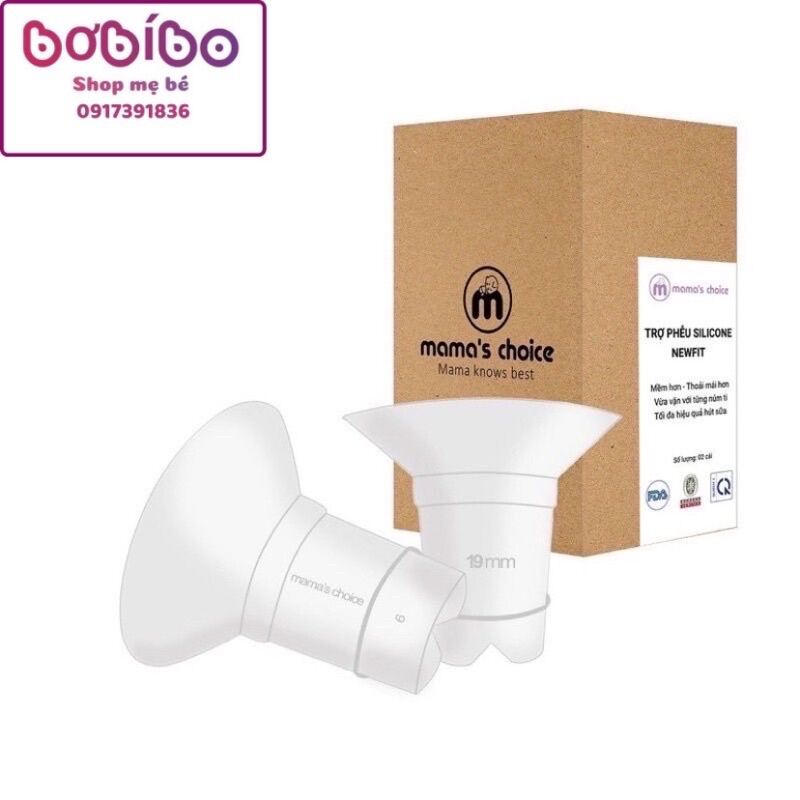 Trợ phễu Silicone Mama s Choice Newfit Đệm hạ size phễu máy hút sữa
