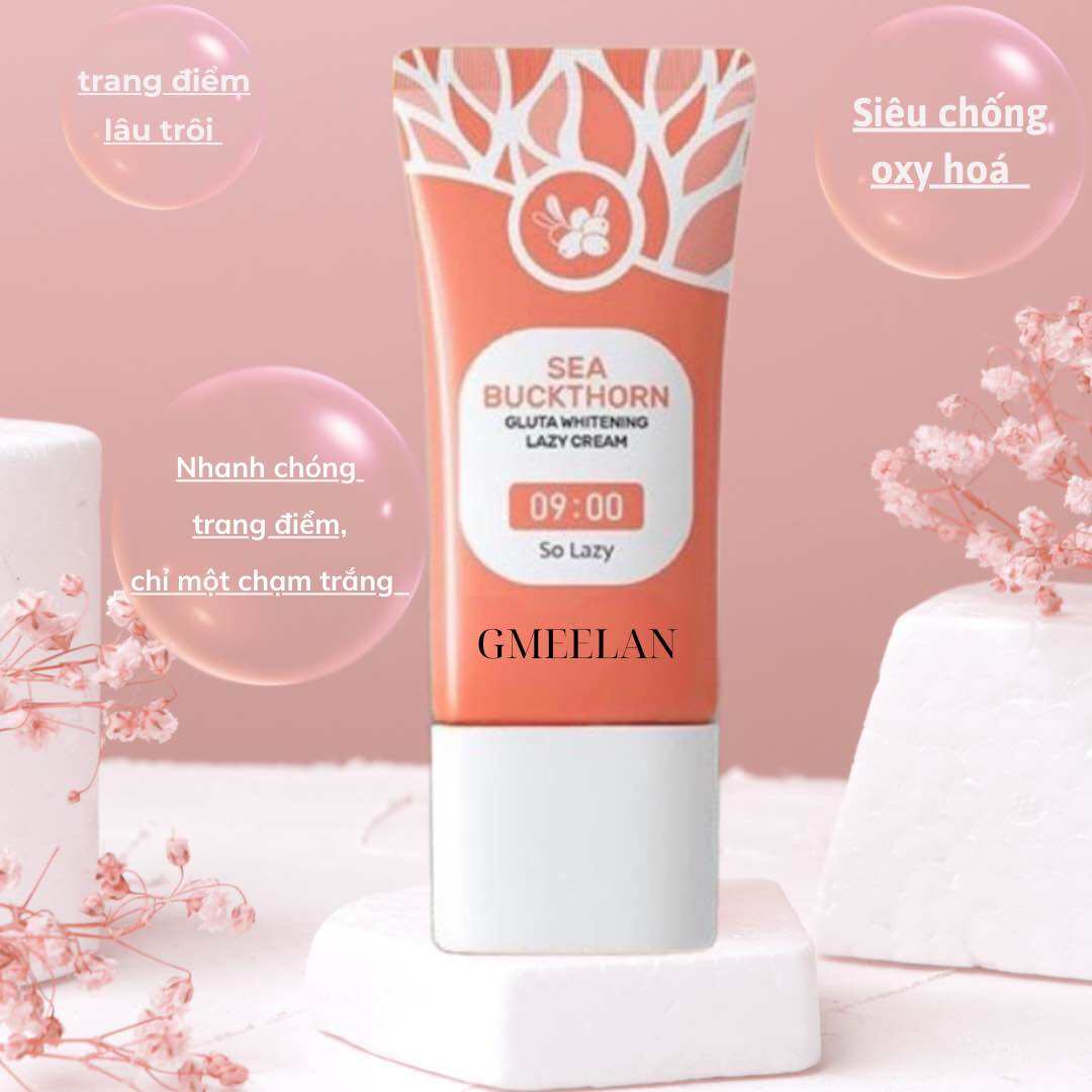 GMEELAN KEM LƯỜI BIỂN GLUTA TRẮNG DA 30g GLUTA WHITENING LAZY CREAM Facial BB CC Whitening Cream Nân