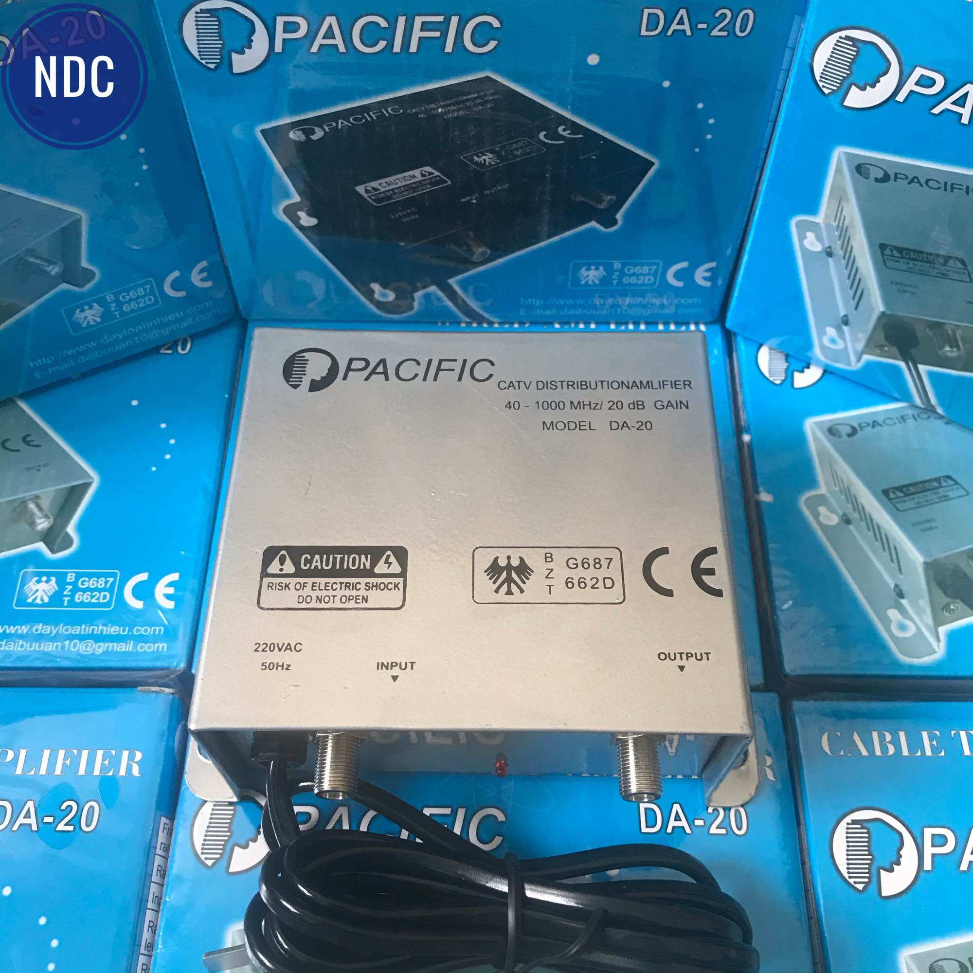[HCM]Khuếch Đại Truyền Hình Cáp Prevail WF8130, Pacific DA20