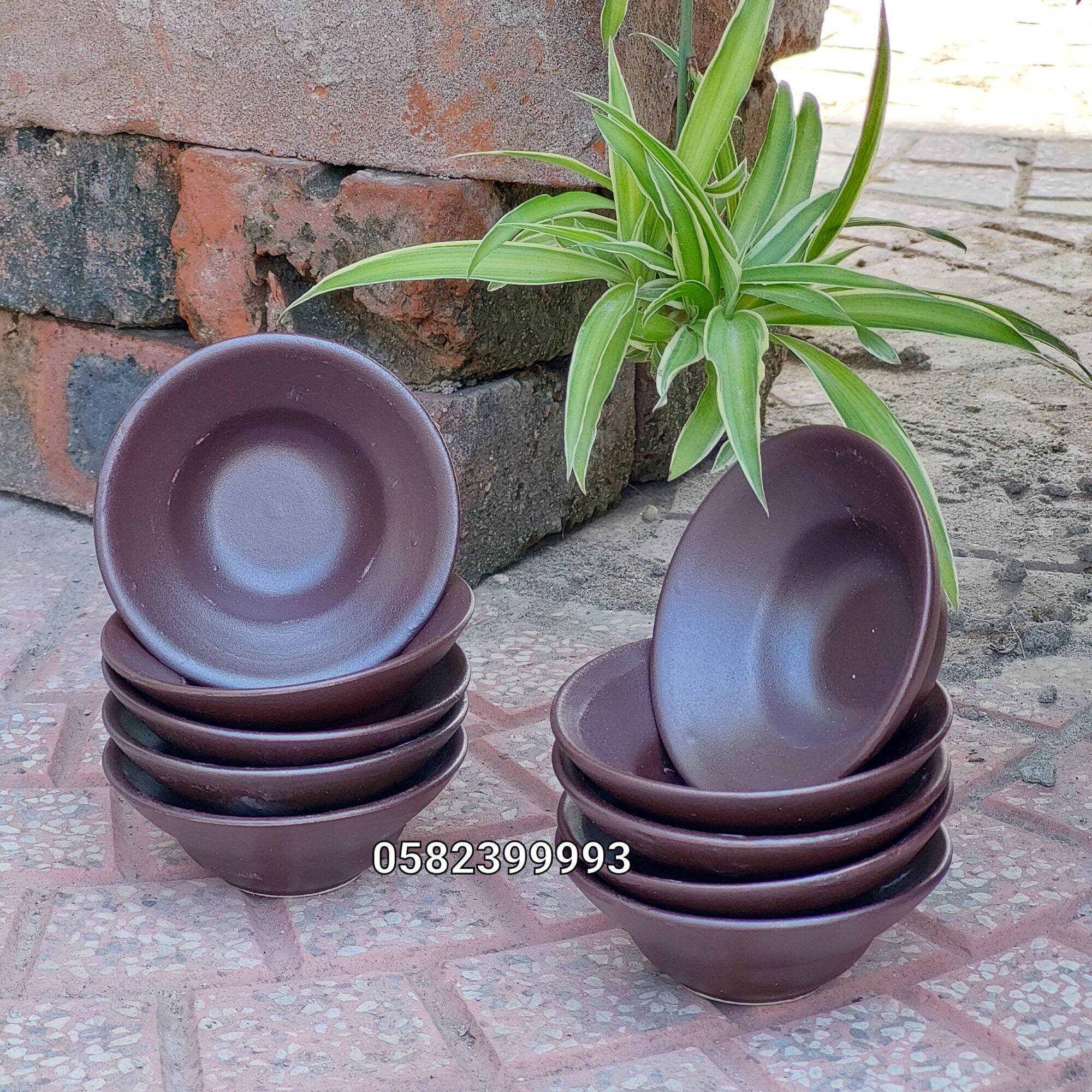 Set 10 bát uống rựu dáng cổ
