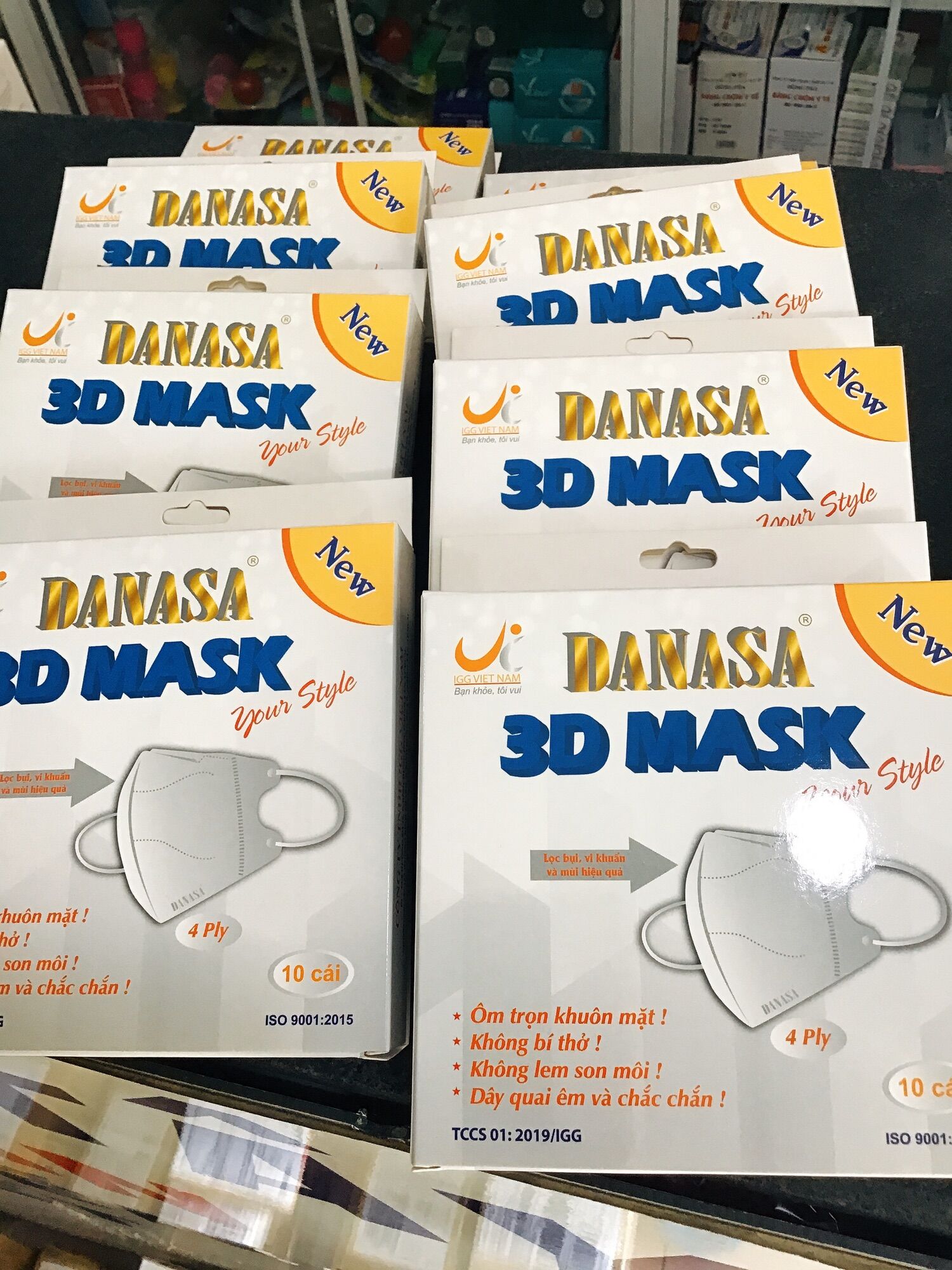 Khẩu trang Mask 3D Danasa hộp 10chiếc