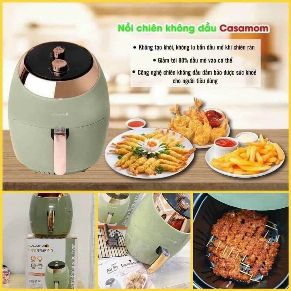 Nồi chiên không dầu casamon 7l hàn quốc