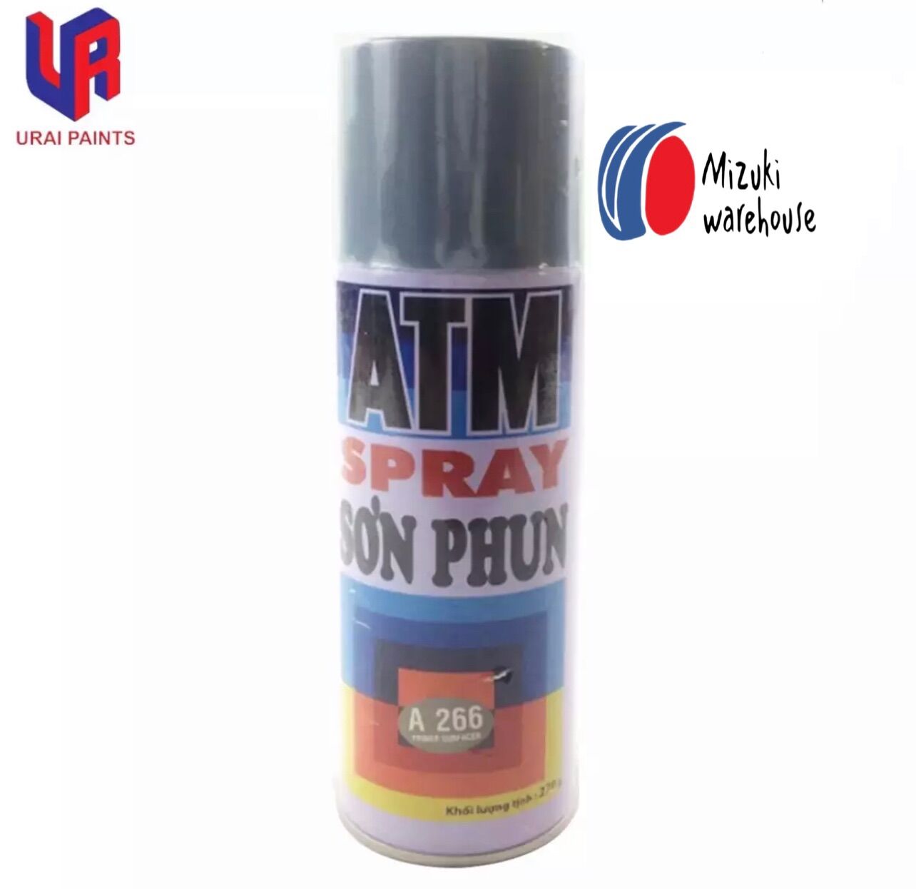 Sơn xịt chống gỉ màu xám cao cấp ATM Spray A266