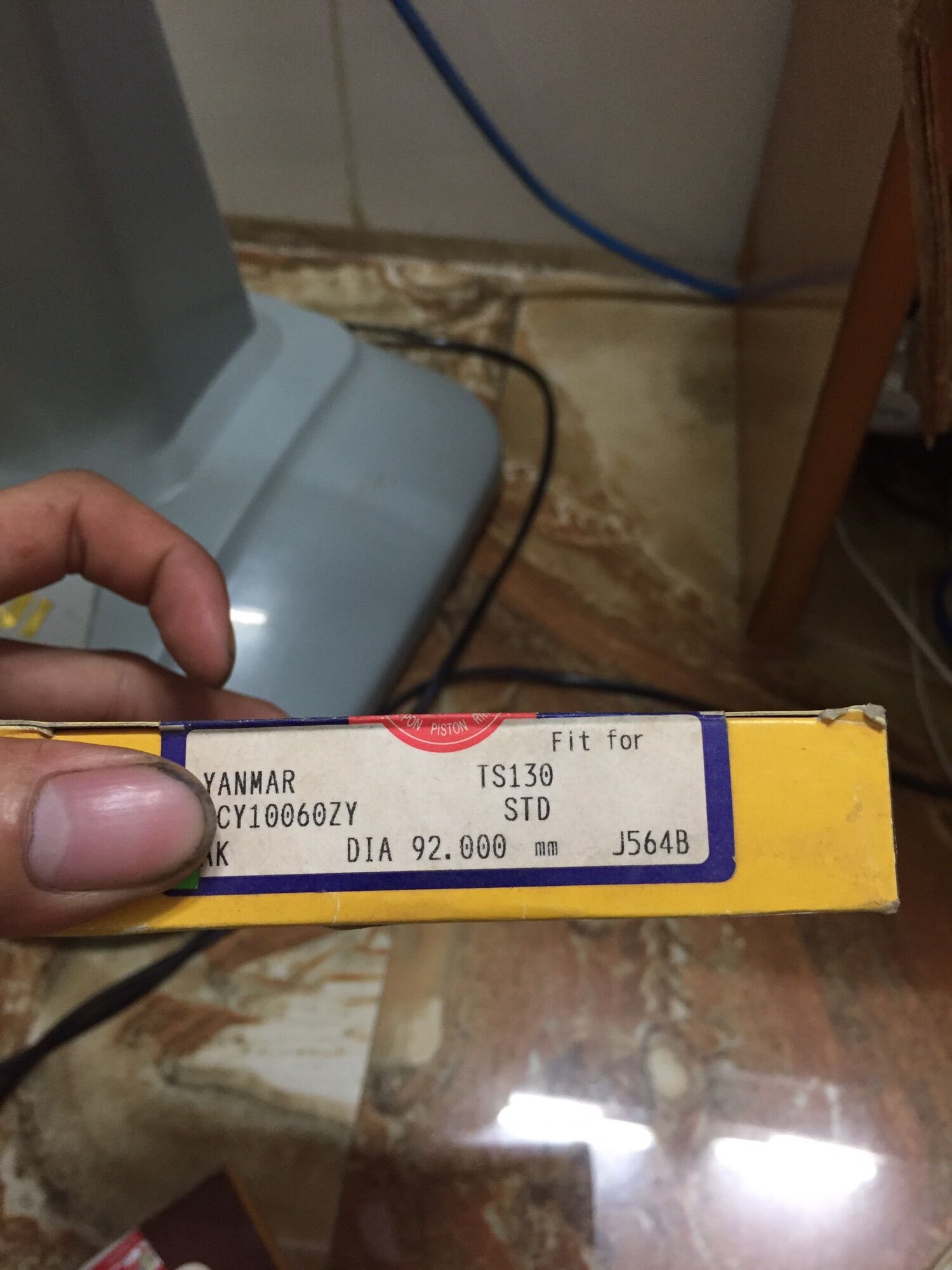 Bạc xéc măng máy Ts130,Ss11 92mm NPR Nhật
