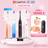 Bàn Chải Điện P/S S100 PRO - Công Nghệ Sóng Âm, Chải Sạch Mảng Bám Tới 10X