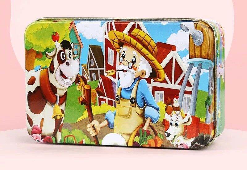 Bộ ghép hình bằng gỗ 60 miếng