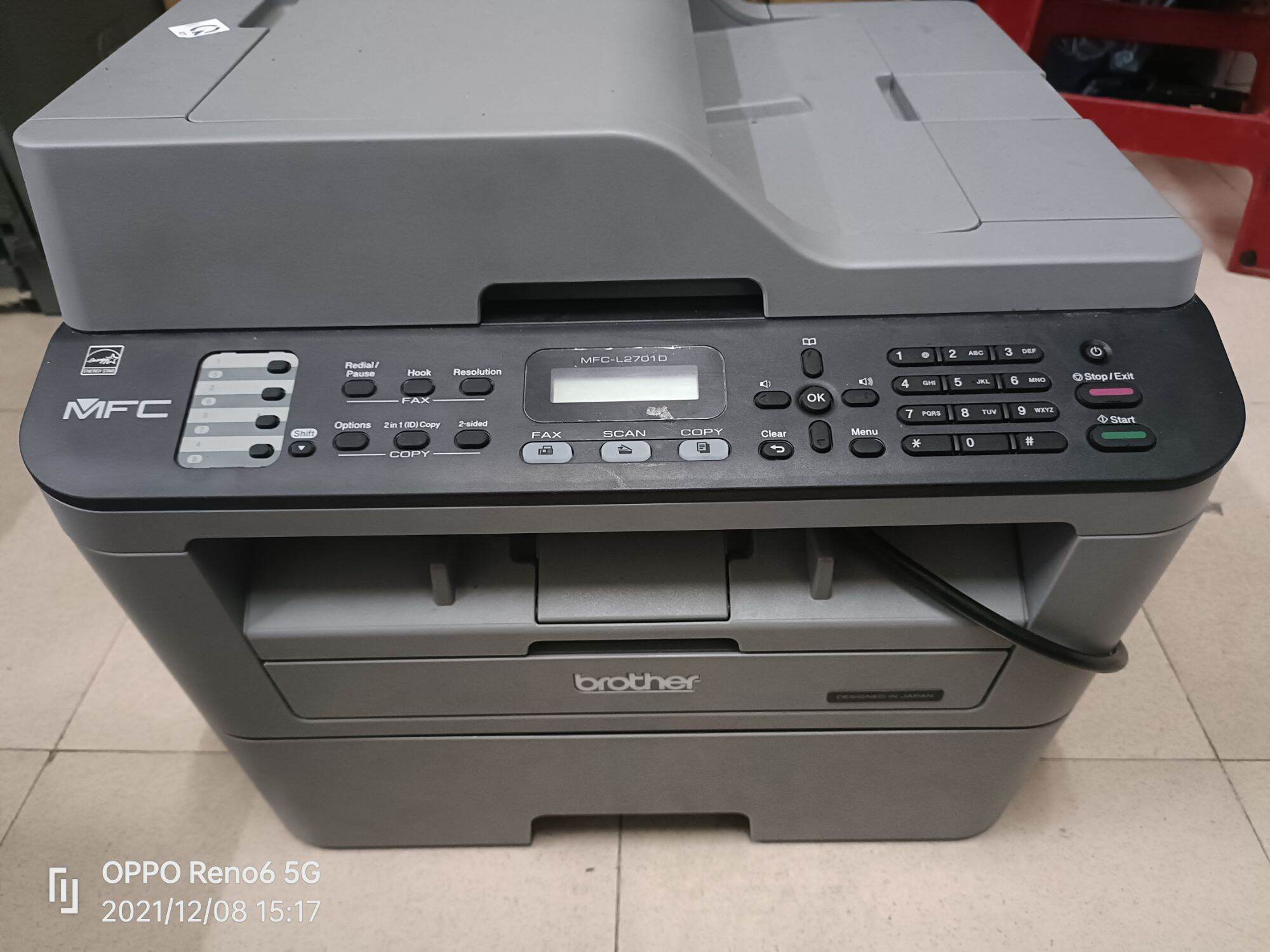 Panel phím bấm máy in brother 2701 ko LCD
