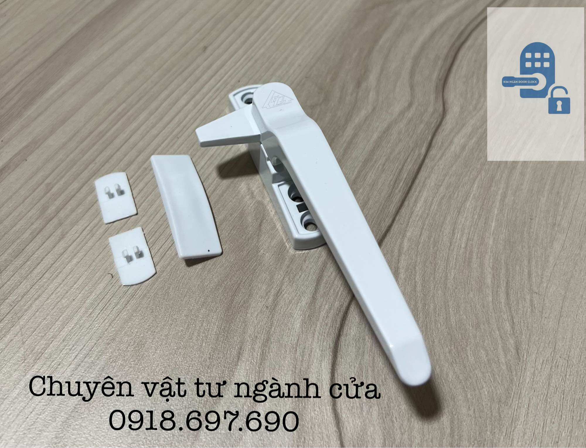 [ Chính hãng ] Tay gạt cửa sổ cửa nhựa lõi thép -Tay cài đơn điểm GQ