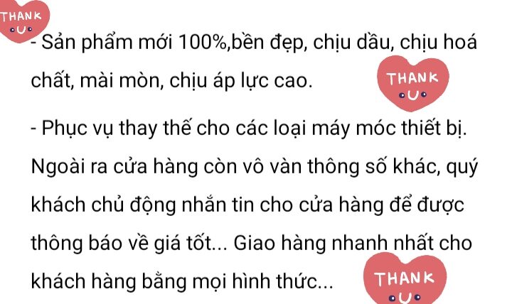 Phớt thủy lực 20x35x10 , 20*35*10 ( Ben)