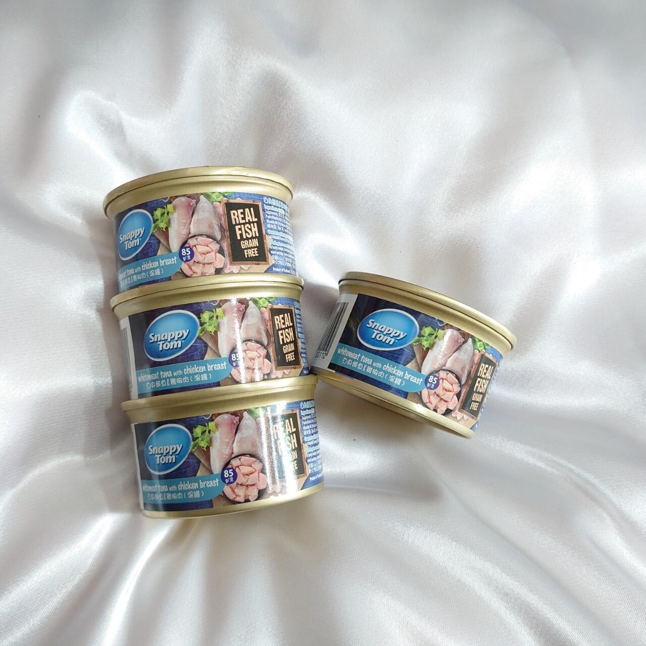 Pate Snappy Tom Premium lon 85g cho mèo mọi lứa tuổi