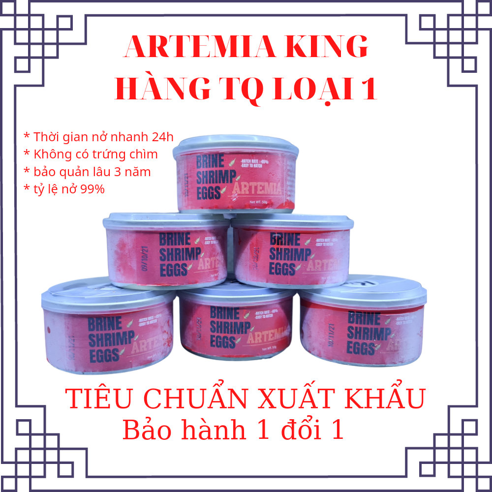 Artemia Trung Quốc - loại 1 xuất khẩu siêu nở - Artemia King