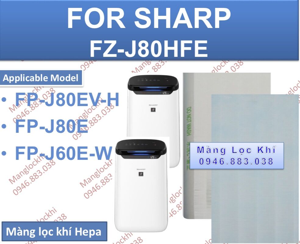 Màng lọc hepa shap fz-j80h