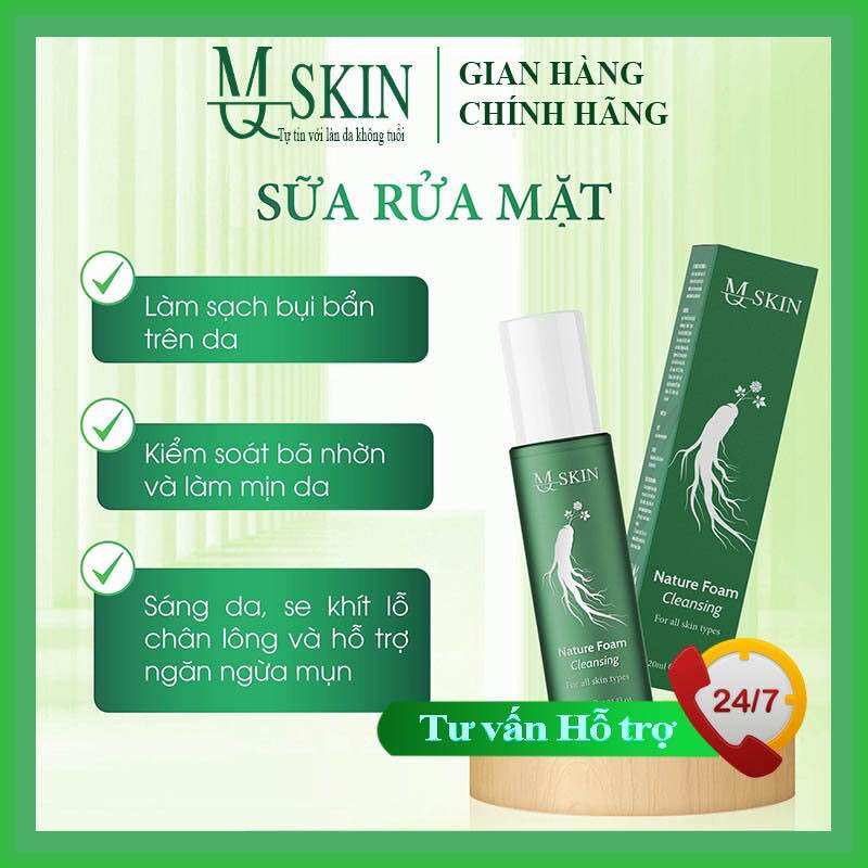 Sữa rửa mặt Nhân Sâm (tặng 2 nạ)