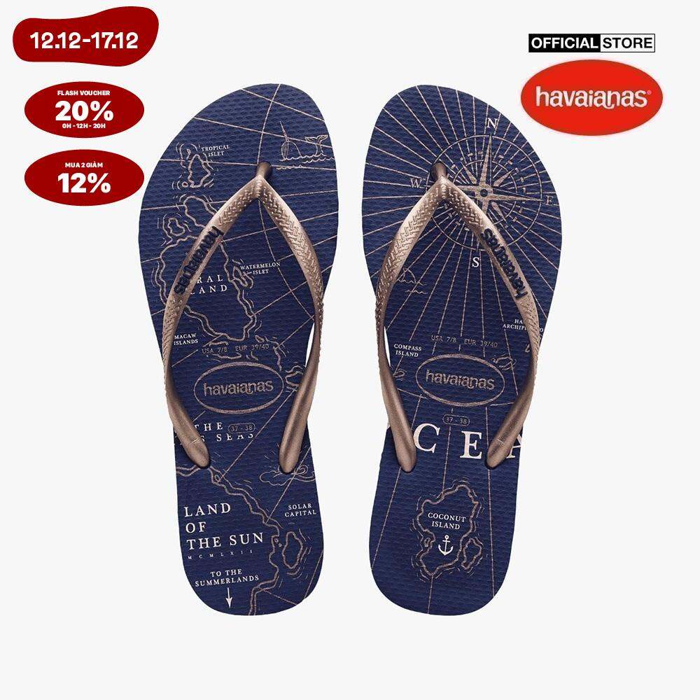 [FLASH VOUCHER 20% + MUA 2 GIẢM 12% + FREESHIP|CHỈ 20H 11/12 - 12/12] HAVAIANAS - Dép kẹp nữ Slim Nautical 4137125-2006