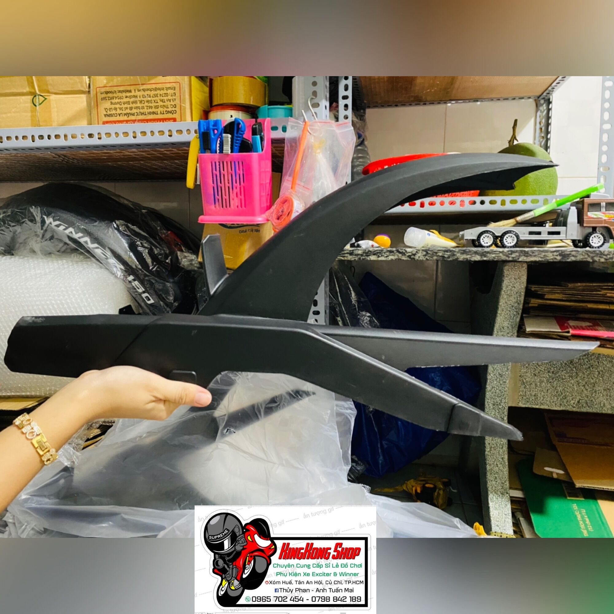 Chắn bùn mùa mưa bão exciter 150