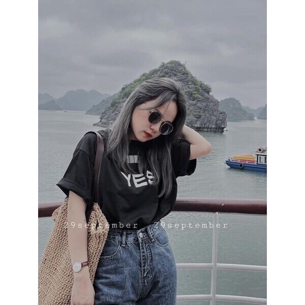 Áo phông nam nữ unisex / áo thun rẻ vô địch / áo thun nam nữ yes , no - kenz shop