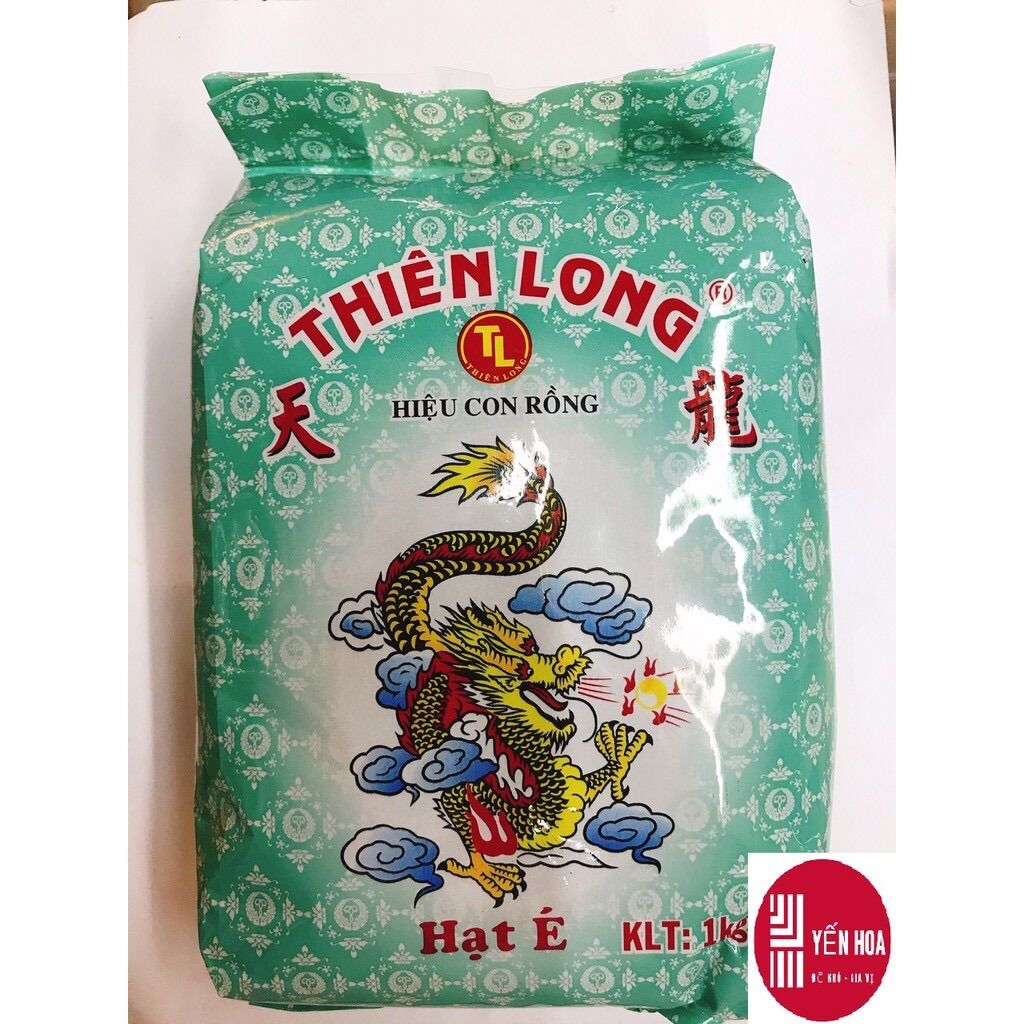 Bịch siêu to 1kg hạt é sạch giải nhiệt thiên long