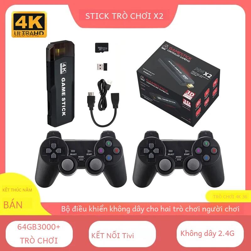 Bảng Điều Khiển Trò Chơi Cầm Tay Không Dây X2 Plus Hd 4k Với Bộ Điều Khiển 3d Hơn 30000 Trò Chơi Truyền Hình Gia Đình Gậy Mô Phỏng Psp - Thiết Bị Chơi Game Giải Trí