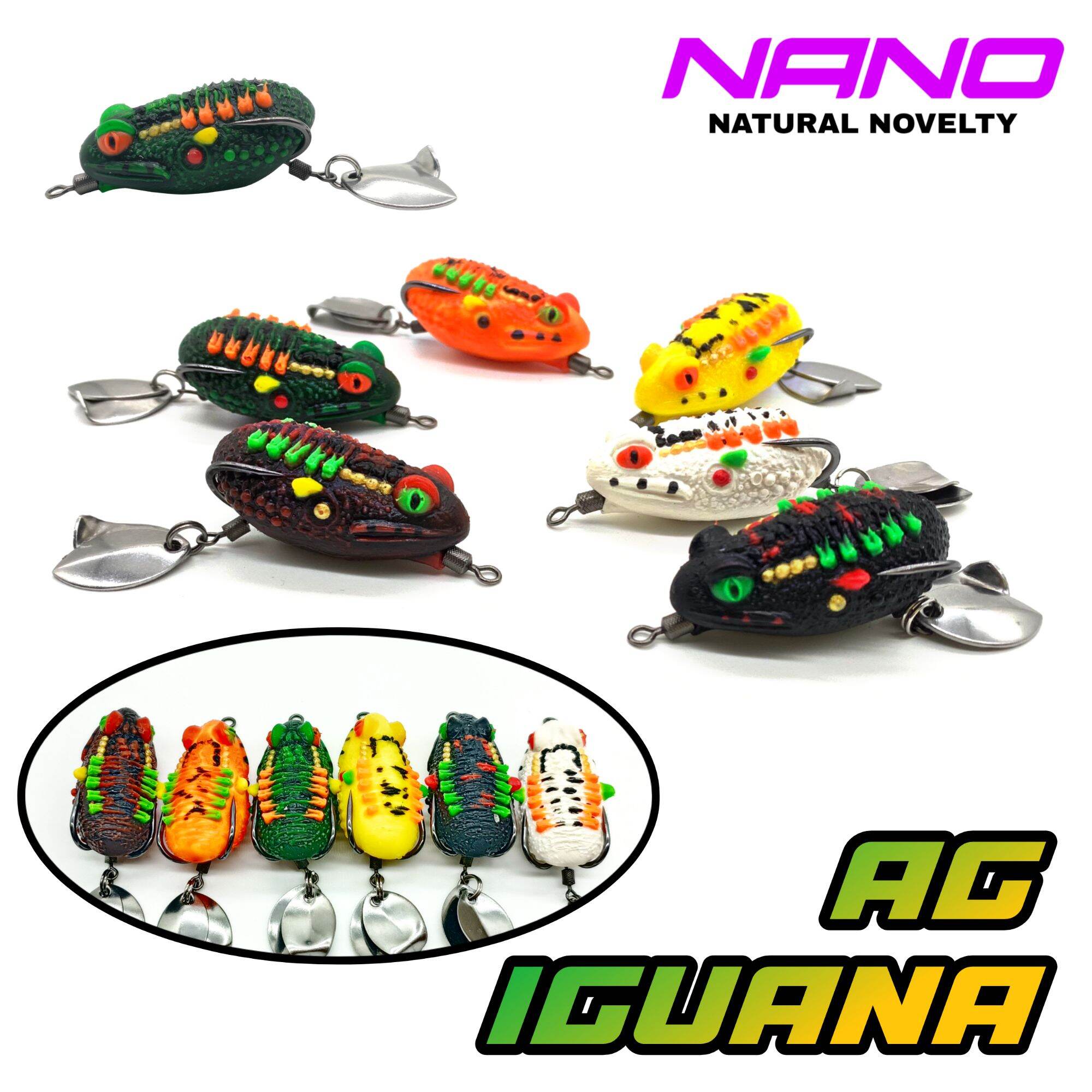 Nhái hơi AG IGUANA 3.8cm 6.5gr THAILAND