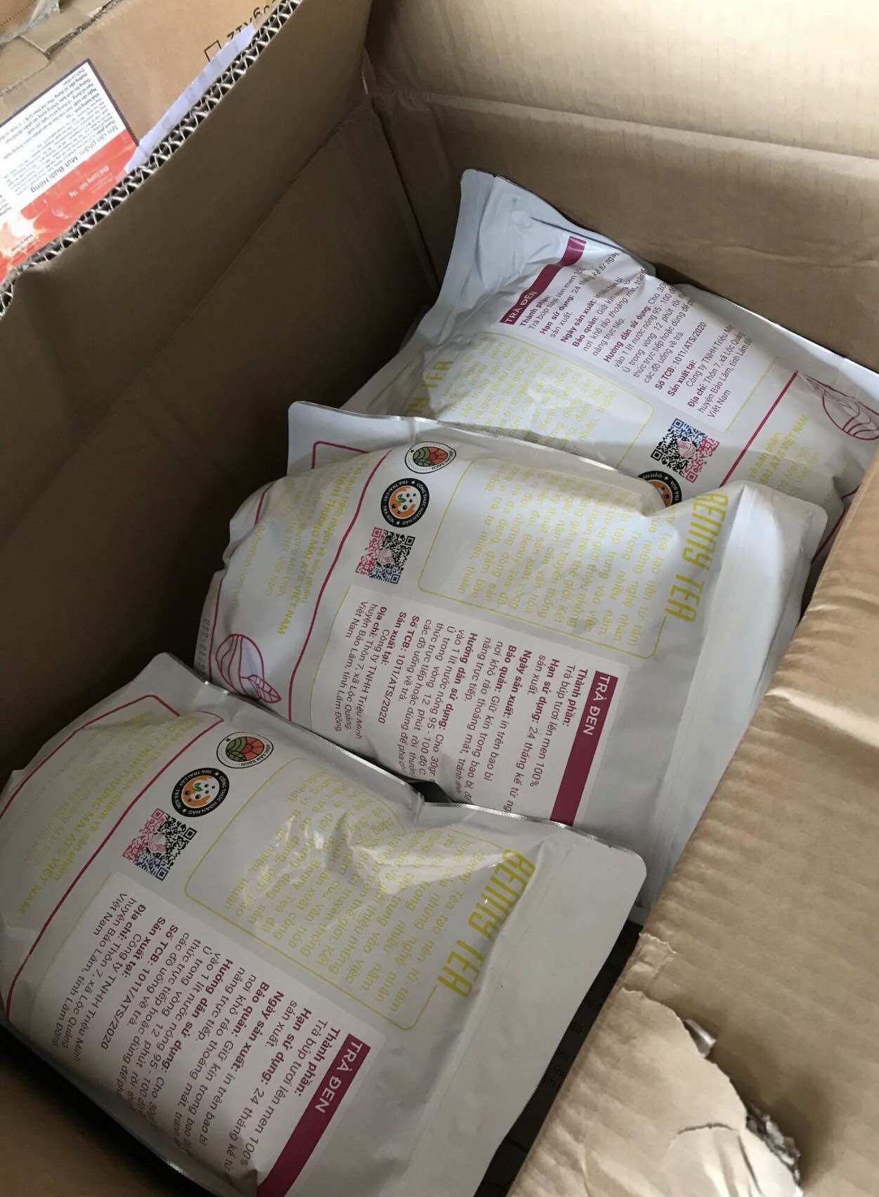 Trà đen (hồng trà)Benny gói 500g