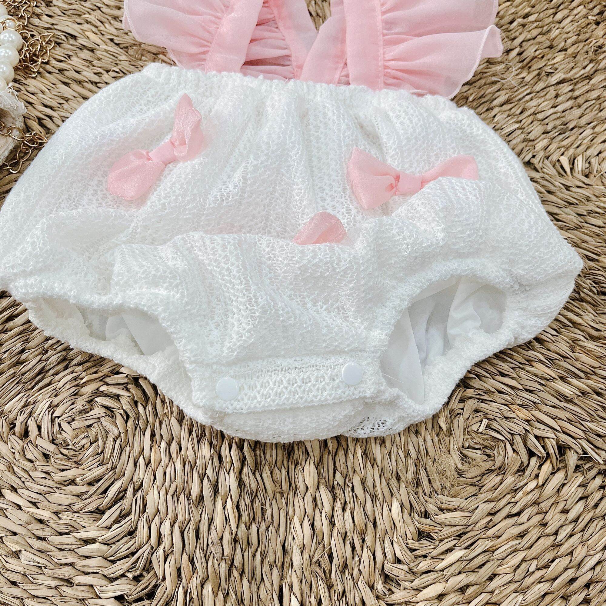 váy body bé gái ren đan tiểu thư sang chảnh