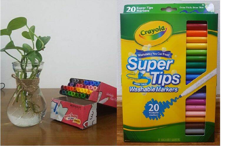 Combo Crayola 20 + Colokit Fiber pen 36