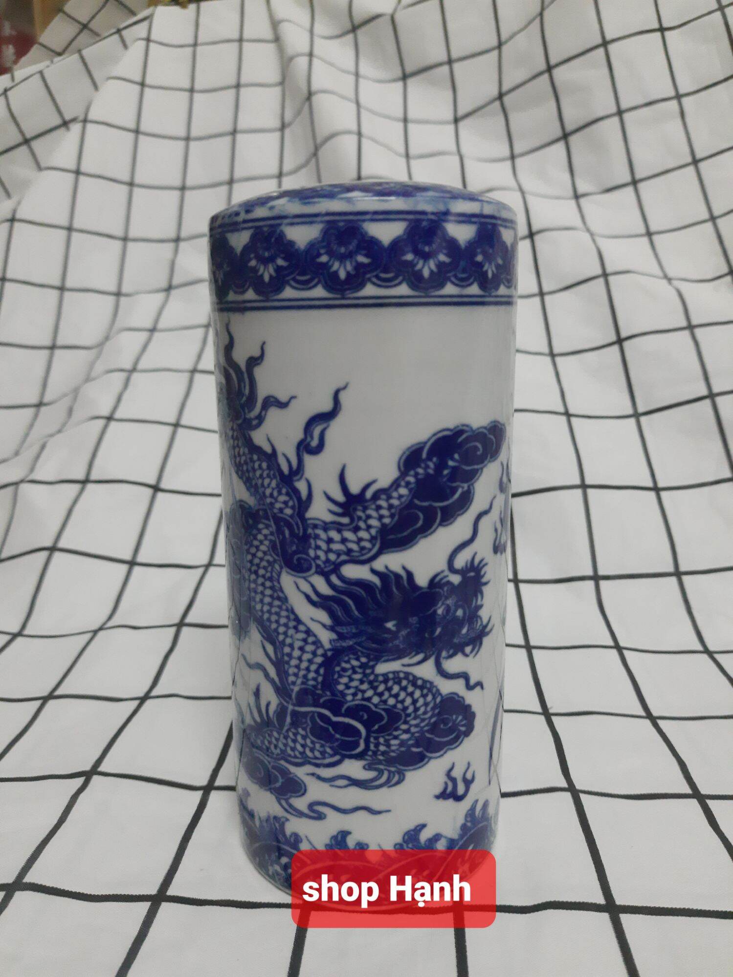 Ống đựng nhang men xanh có 2 size