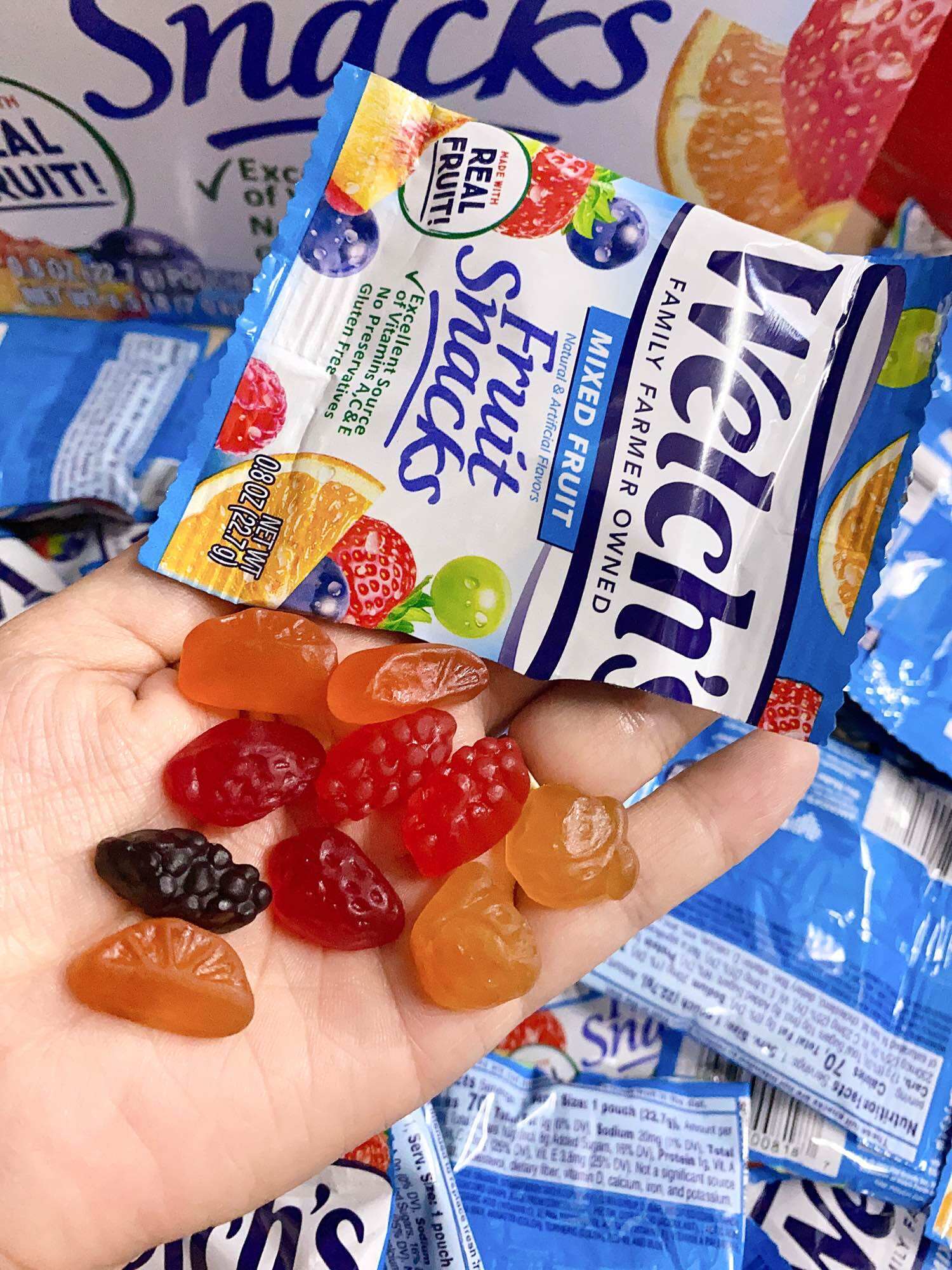 Kẹo dẻo trái cây Welch’s Mixed Fruit - Fruit Snacks của Mỹ