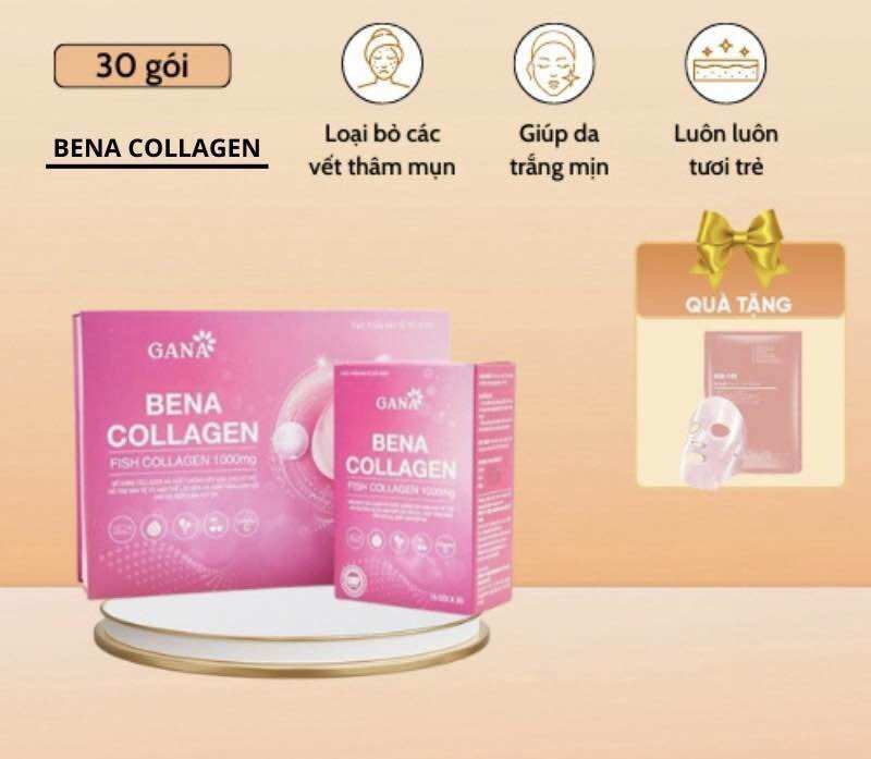Collagen bena công ty gana hộp 30 gói,