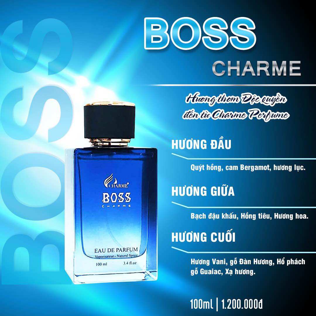 Nước hoa chame Boss 100ml MẪU CŨ ( logo mới )