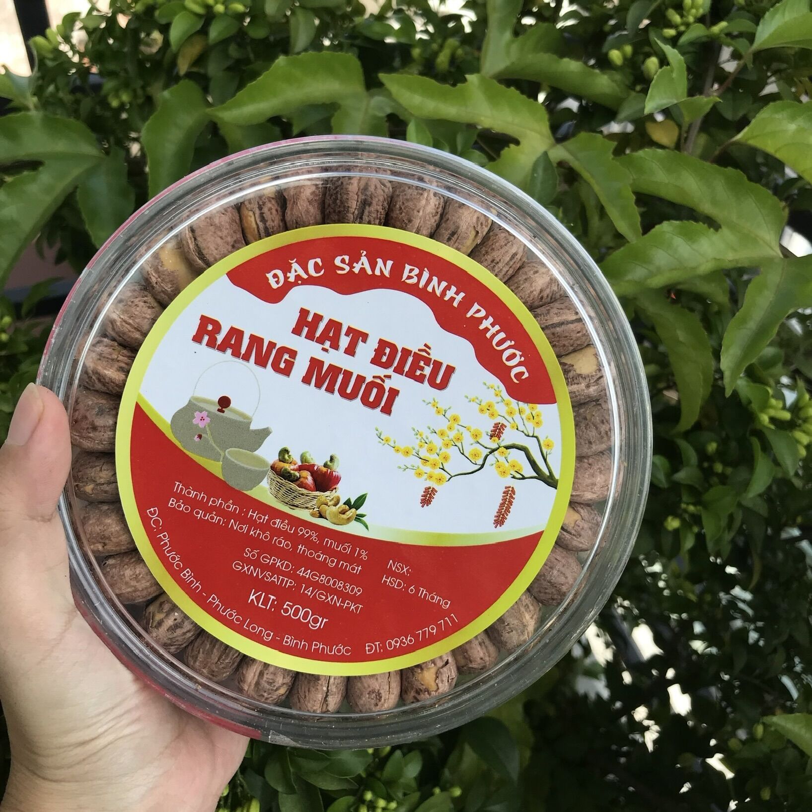 Hạt điều rang muối bình phước loại 1 500g
