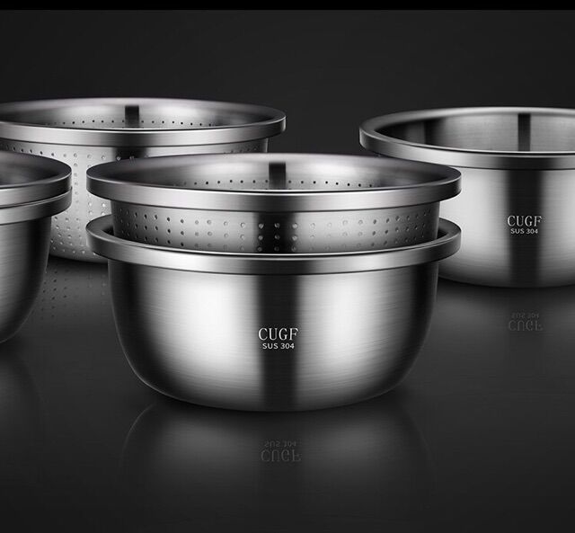Bộ thau rổ Inox 304 CUGF - T89