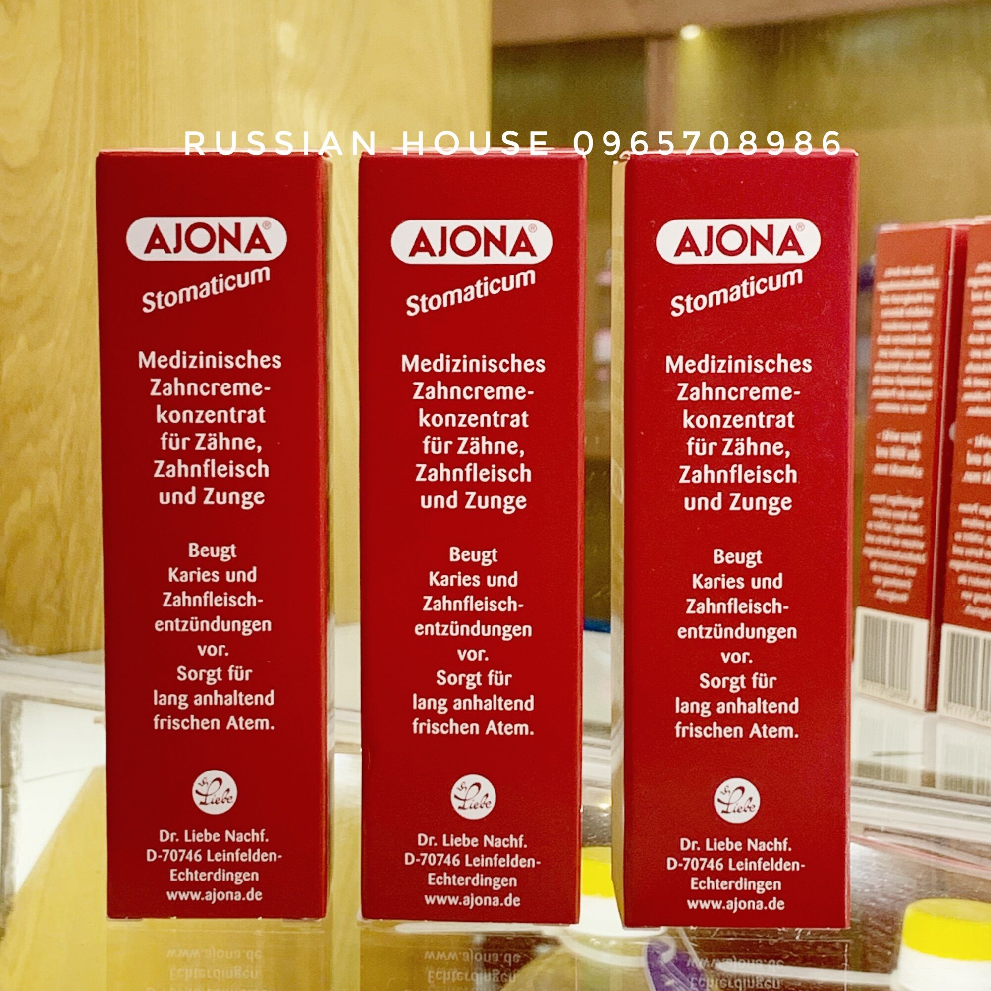 Kem đánh răng y tế AJONA Đức /25ml