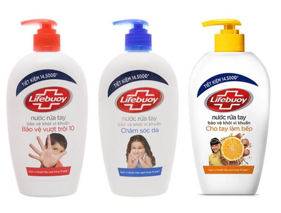 Nước rửa tay Lifebuoy chai 500g