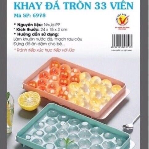 Khay làm đá tròn Việt Nhật