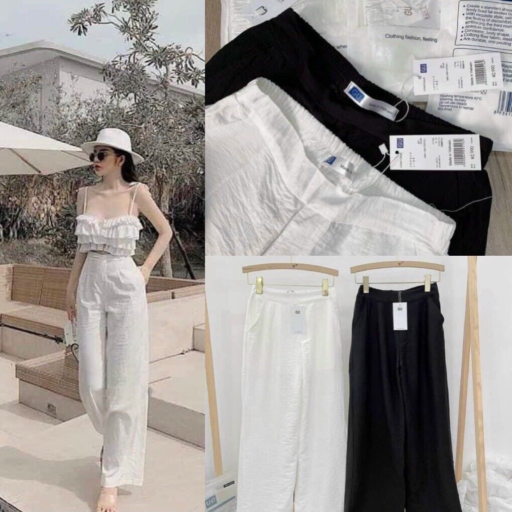 Quần suông đũi tơ siêu hot