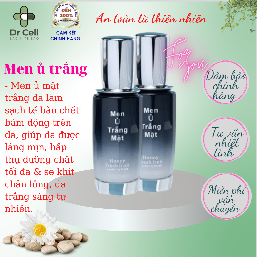 Men Ủ trắng mặt Dr cell chính hãng