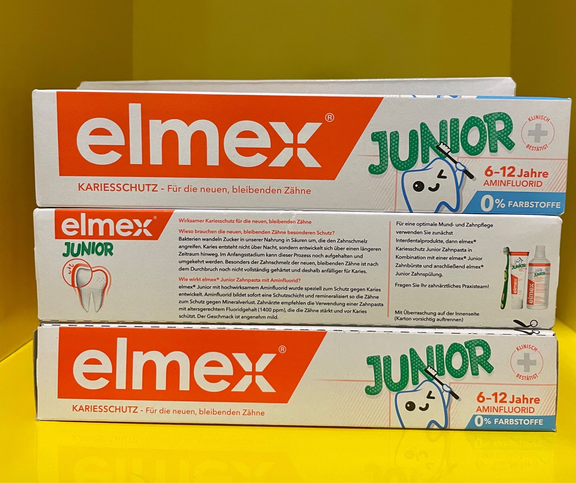 [Bill Đức] Kem đánh răng Elmex Junior cho bé từ 6 đến 12 tuổi 75ml