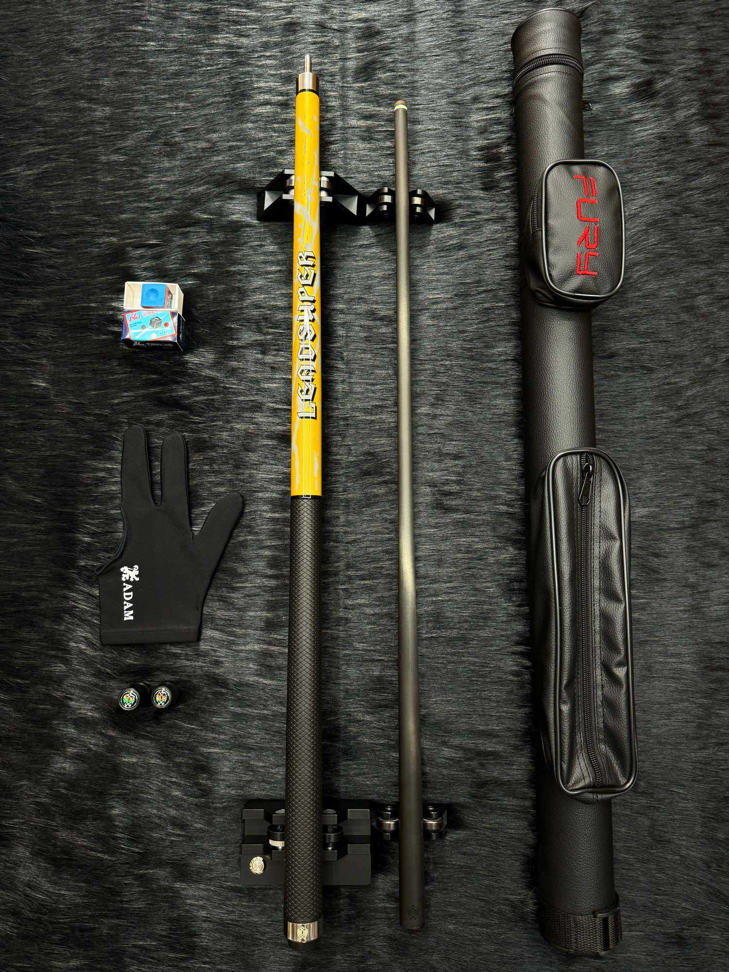 Combo Cơ/Gậy Bida Lỗ/Pool Ngọn Full Carbon Leadsuper Series 2 (Tặng Kèm Full Phụ Kiện)