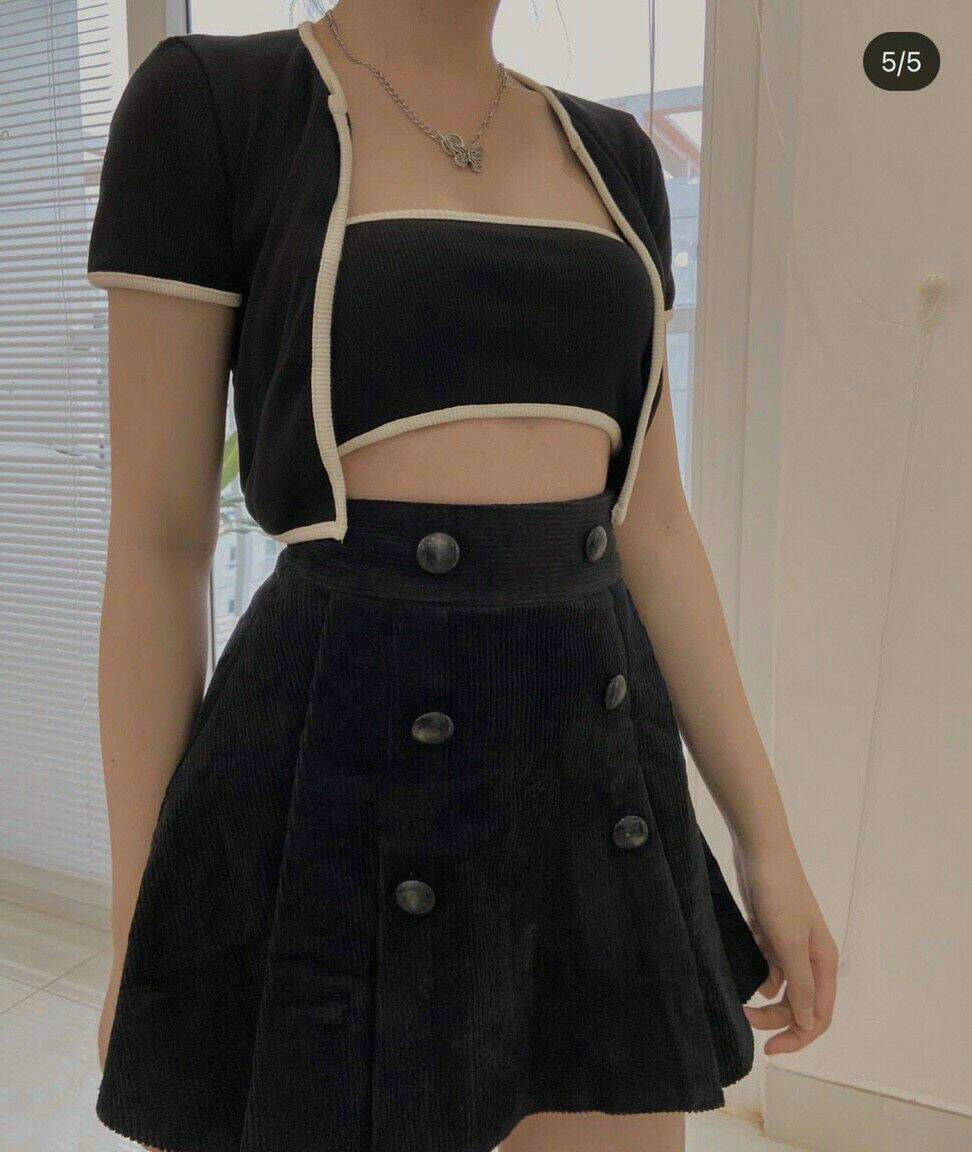[HCM]ÁO CROPTOP ĐÔI KÈM LÓT