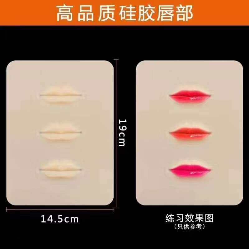 Da giả 3D hình môi và mắt dành cho thợ Phun xăm, Điêu khắc